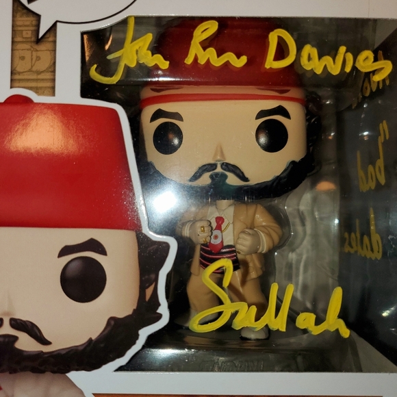 Autographed Funko Pop JOHN RHYS-DAVIES SIGNED INDIANA JONES SALLAH FUNKO POP!N - Picture 2 of 10